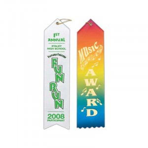 1.63 X 6 Custom Flat Ribbon Promotional Custom Imprinted With Logo
