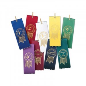 Economy Grade Stock Ribbons Promotional Custom Imprinted With Logo