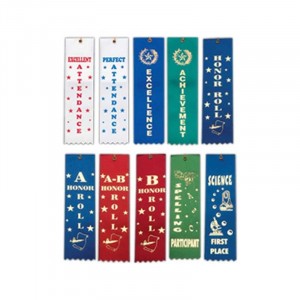 Stock Award Ribbons Promotional Custom Imprinted With Logo