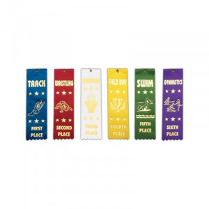 Stock Sports Ribbons Promotional Custom Imprinted With Logo