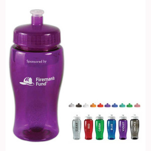 18 Oz Poly-Pure Sports Bottle - BPA Free Promotional Custom Imprinted With Logo
