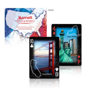 America! Poker Cards Promotional Custom Imprinted With Logo