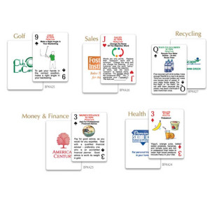 52 Great Tips Playing Cards Promotional Custom Imprinted With Logo