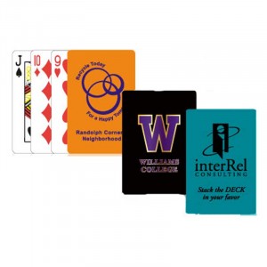 Baronet Poker Cards Promotional Custom Imprinted With Logo Baronet Poker Cards Promotional Custom Imprinted With Logo