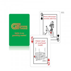 Safety Bridge Cards Promotional Custom Imprinted With Logo Safety Bridge Cards Promotional Custom Imprinted With Logo