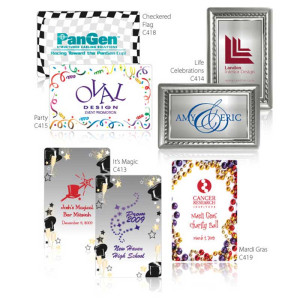 Celebrations Playing Cards Promotional Custom Imprinted With Logo Celebrations Playing Cards Promotional Custom Imprinted With Logo
