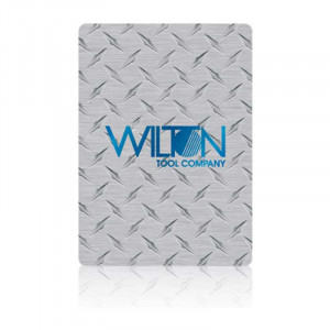 Diamond Plate Poker Cards Promotional Custom Imprinted With Logo Diamond Plate Poker Cards Promotional Custom Imprinted With Logo