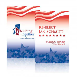 Red, White & Blue Playing Cards Promotional Custom Imprinted With Logo