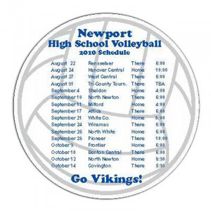 Volleyball Car Magnet Promotional Custom Imprinted With Logo Volleyball Car Magnet Promotional Custom Imprinted With Logo