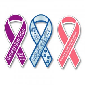 Large Ribbon Bumper Sticker Magnet Promotional Custom Imprinted With Logo Large Ribbon Bumper Sticker Magnet Promotional Custom Imprinted With Logo