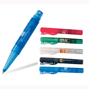 2in1 Pen and Breath Protection Pocket Sprayers Promotional Custom Imprinted With Logo 2in1 Pen and Breath Protection Pocket Sprayers Promotional Custom Imprinted With Logo