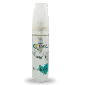 Clear Mini Pumps - 0.25 Oz Promotional Custom Imprinted With Logo Clear Mini Pumps - 0.25 Oz Promotional Custom Imprinted With Logo