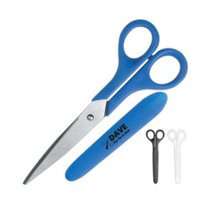 Scissors in Sleeve Promotional Custom Imprinted With Logo