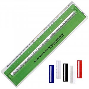 Plastic 6 in. Ruler with Magnifying Glass Promotional Custom Imprinted With Logo Plastic 6 in. Ruler with Magnifying Glass Promotional Custom Imprinted With Logo