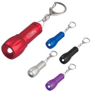 Mini Aluminum LED Light with Key Chain Promotional Custom Imprinted With Logo Mini Aluminum LED Light with Key Chain Promotional Custom Imprinted With Logo