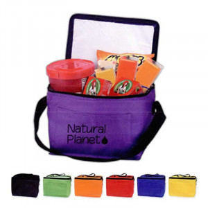 Non-Woven Insulated 6-Pack Kooler Bag Promotional Custom Imprinted With Logo