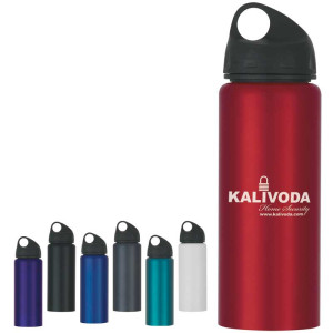 20 oz. Stainless Steel Wide Mouth Bottle Promotional Custom Imprinted With Logo