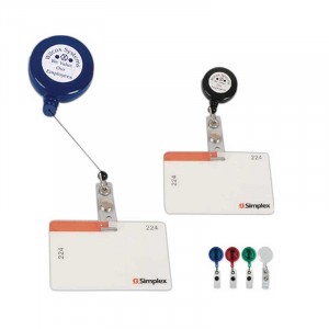 Retractable Badge Holder with Laminated Label Promotional Custom Imprinted With Logo Retractable Badge Holder with Laminated Label Promotional Custom Imprinted With Logo