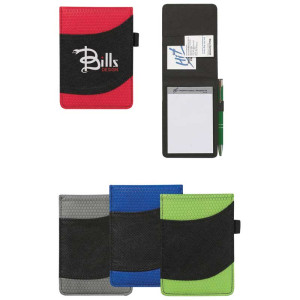 Non-Woven Bubble Jotter Promotional Custom Imprinted With Logo