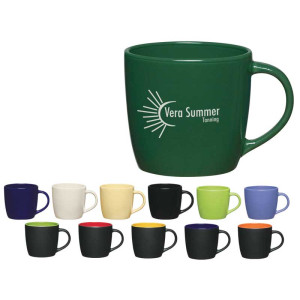12 oz. Cafe Mug Promotional Custom Imprinted With Logo