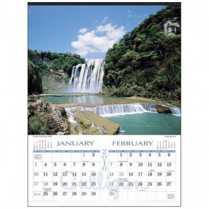 Custom 6-Sheet Executive Calendar Promotional Custom Imprinted With Logo Custom 6-Sheet Executive Calendar Promotional Custom Imprinted With Logo