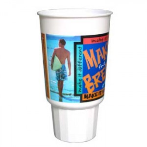 Stadium Cups - 32 oz - Offset #503 Promotional Custom Imprinted With Logo