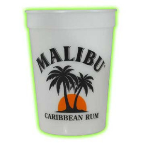Glow Stadium Cups - 12 oz - Offset #530 Promotional Custom Imprinted With Logo