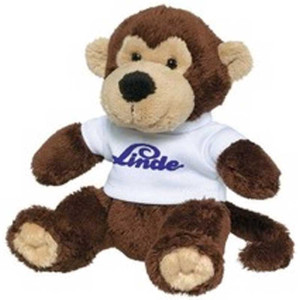 Petite Monkey Pal Promotional Custom Imprinted With Logo Petite Monkey Pal Promotional Custom Imprinted With Logo