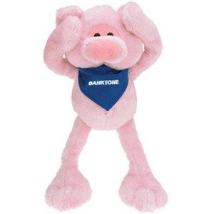 Mini Pig Pully Pal Promotional Custom Imprinted With Logo
