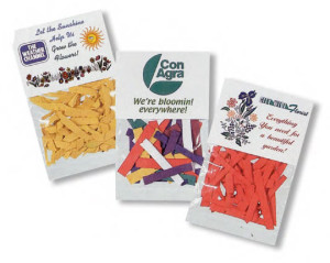 Seed Confetti Pack Promotional Custom Imprinted With Logo