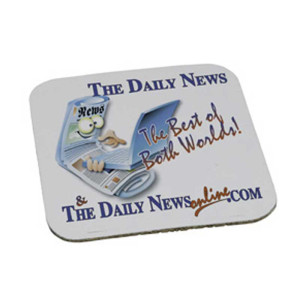 Square Coaster - 1/16 in. thick Promotional Custom Imprinted With Logo Square Coaster - 1/16 in. thick Promotional Custom Imprinted With Logo