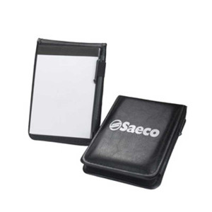 Soft Vinyl Notepad with Pen Promotional Custom Imprinted With Logo