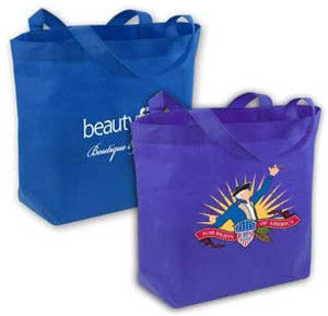 Basic Value Tote - 4 Color Process Imprint Promotional Custom Imprinted With Logo