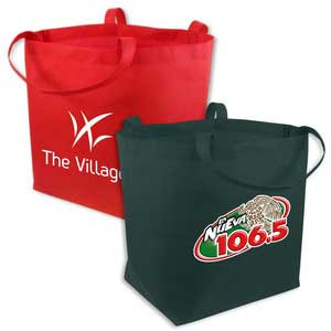 Market Value Tote Bag - 4 Color Process Imprint Promotional Custom Imprinted With Logo Market Value Tote Bag - 4 Color Process Imprint Promotional Custom Imprinted With Logo