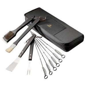 Grill Master Traditional BBQ Set Promotional Custom Imprinted With Logo