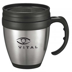 Java Desk Mug Promotional Custom Imprinted With Logo
