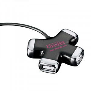 Cross USB 4 port Hub V.2.0 Promotional Custom Imprinted With Logo