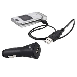 Car Adapter USB Charger Promotional Custom Imprinted With Logo