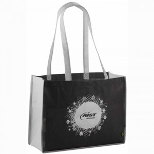 PolyPro Small Shopper Tote Promotional Custom Imprinted With Logo