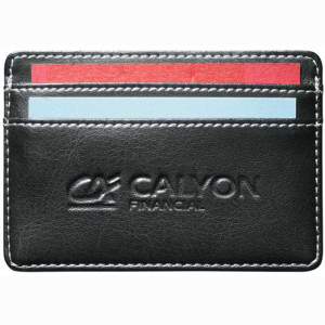 Alicia Klein Business Card Holder Promotional Custom Imprinted With Logo