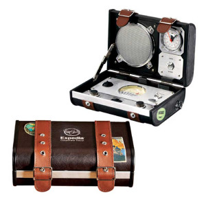 Spirit of St. Louis Desktop Clock Radio Promotional Custom Imprinted With Logo