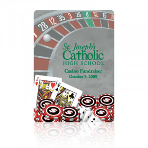 Casino Night Poker Cards Promotional Custom Imprinted With Logo Casino Night Poker Cards Promotional Custom Imprinted With Logo