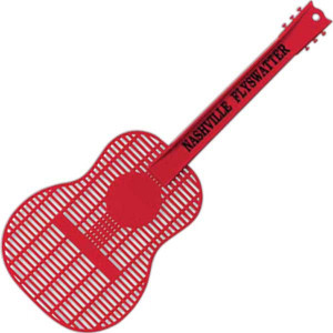 Large Guitar Fly Swatter Promotional Custom Imprinted With Logo