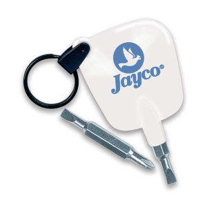 Reversible #4-5 Standard - #1 Phillips Screwdriver and Key Chain Promotional Custom Imprinted With Logo Reversible #4-5 Standard - #1 Phillips Screwdriver and Key Chain Promotional Custom Imprinted With Logo