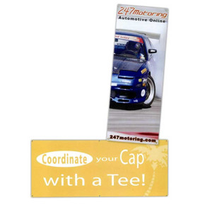 5'' X 18'' -20'' Exhibit Banner Promotional Custom Imprinted With Logo 5'' X 18'' -20'' Exhibit Banner Promotional Custom Imprinted With Logo
