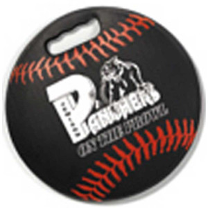 Round Baseball Stadium Cushion - 13.5in. Dia. Promotional Custom Imprinted With Logo
