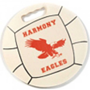 Round Volley Ball Stadium Cushion - 13.5in. Dia. Promotional Custom Imprinted With Logo Round Volley Ball Stadium Cushion - 13.5in. Dia. Promotional Custom Imprinted With Logo
