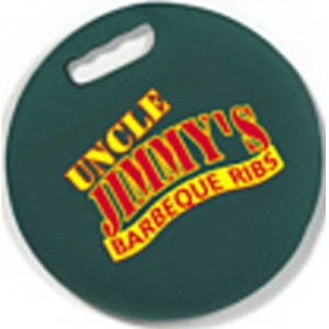 Round Stadium Cushion - 13.5in. Dia. Promotional Custom Imprinted With Logo