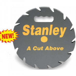 Saw Blade Stadium Cushion - 13.5in. Dia. Promotional Custom Imprinted With Logo