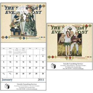 Economy Appointment Calendar - The Saturday Evening Post Promotional Custom